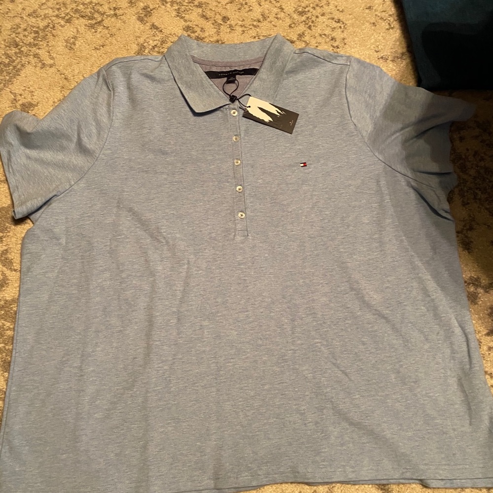 NWT light blue golf shirt